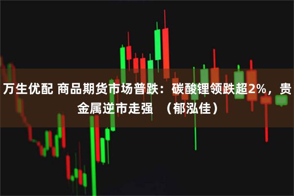 万生优配 商品期货市场普跌:碳酸锂领跌超2%,贵金属逆市走强 (郁泓佳)